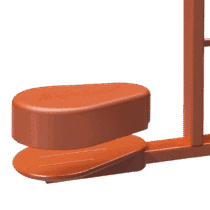 Model E Pedal Pad Brown 1 Transparent