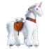 PonyCycle® Unicorn, Model U™ Classic, alb, 3-5 ani