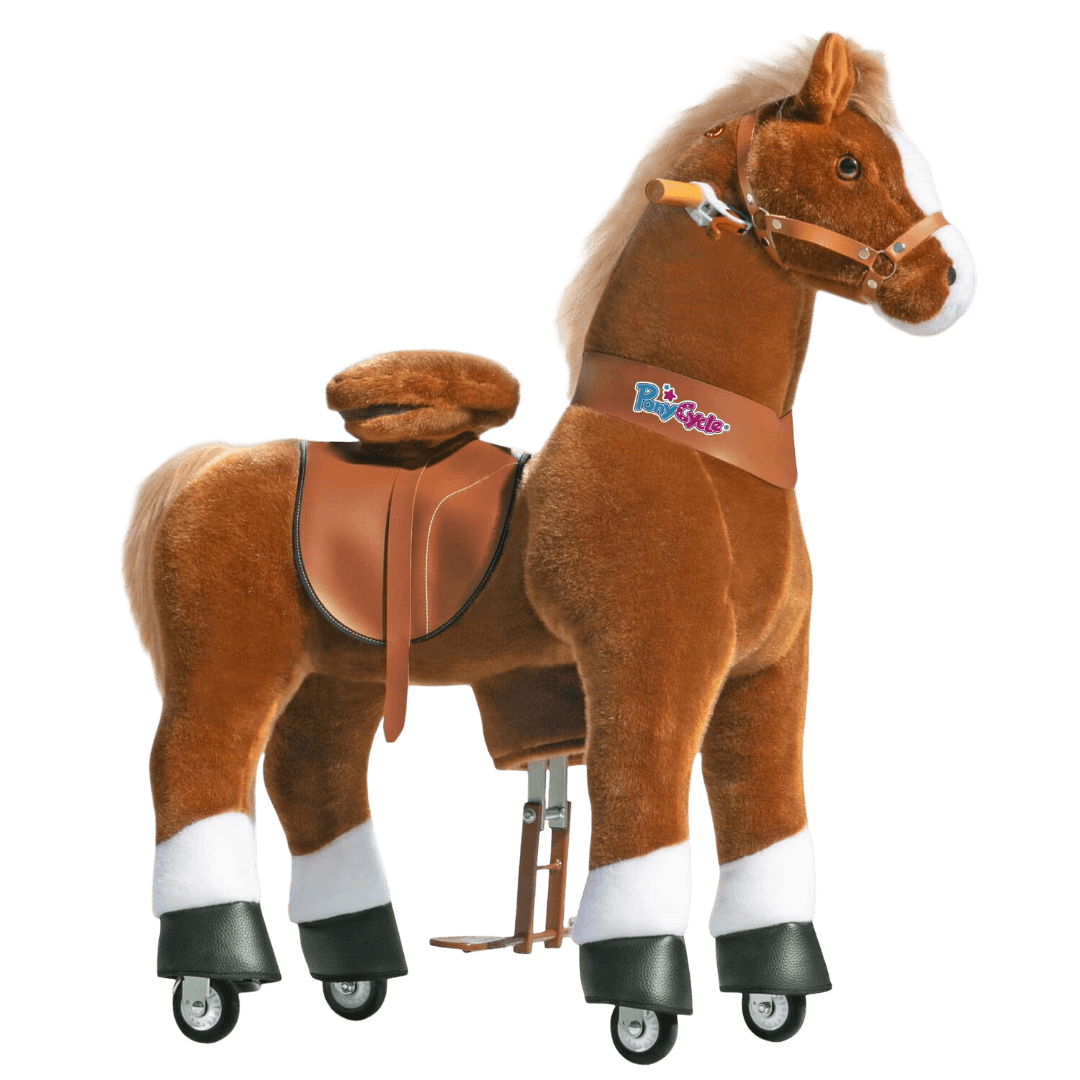 PonyCycle® Ponei, Model U™ Classic, maro, 3-5 ani