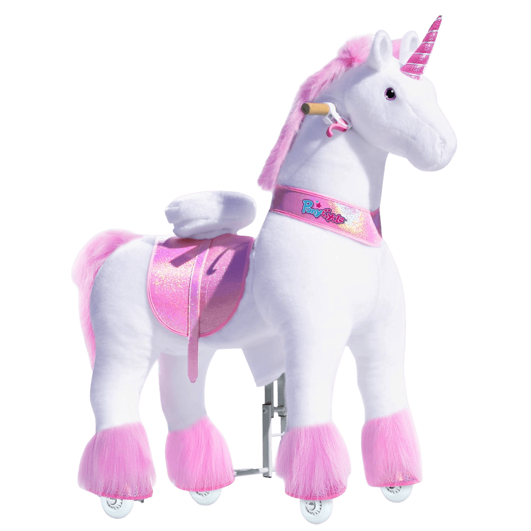 PonyCycle® Unicorn, Model U™ Classic, roz, 7+ ani