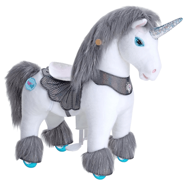 PonyCycle® Unicorn, Model Y™ Advanced, gri, 3-5 ani